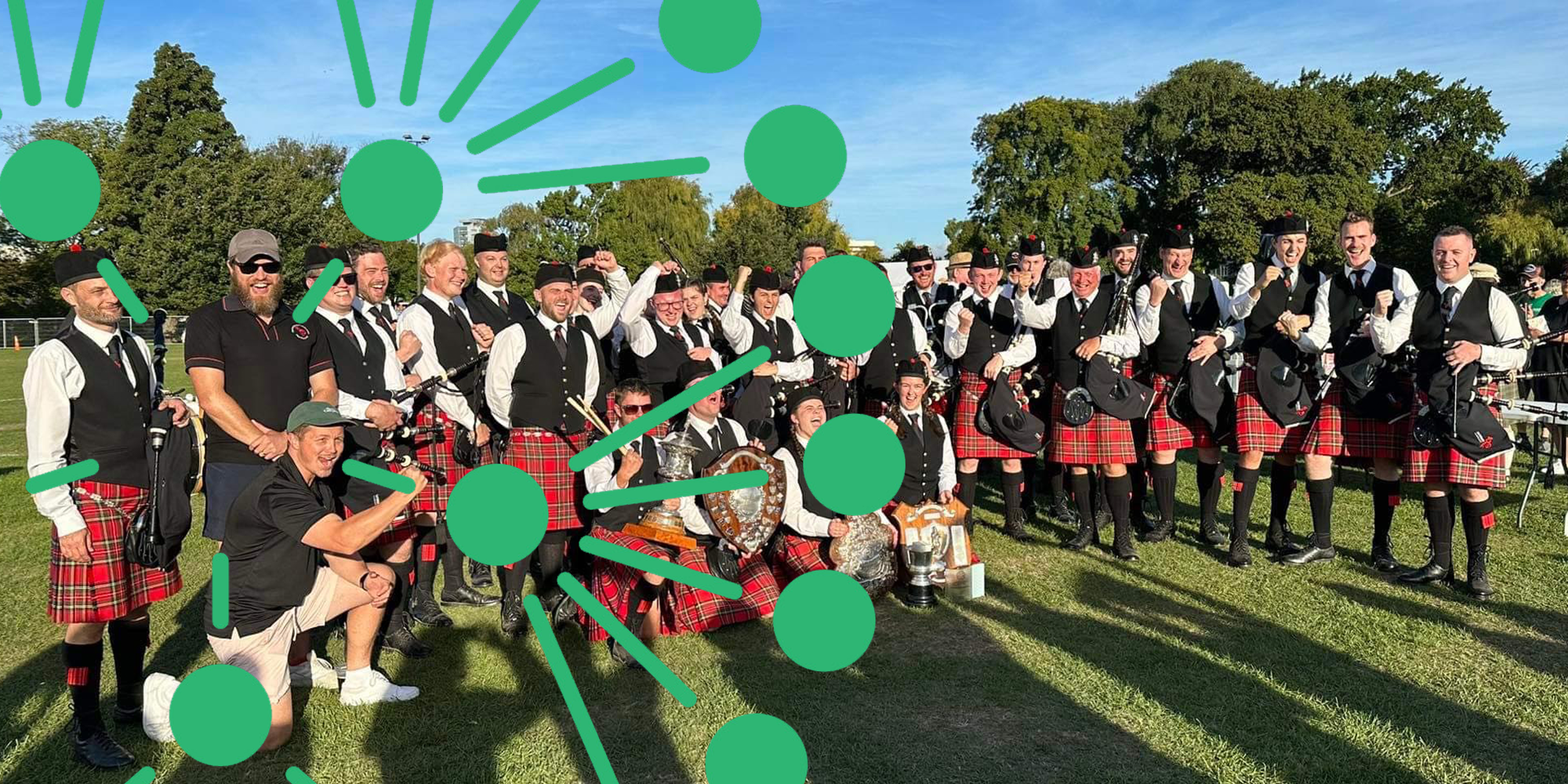 Canterbury Caledonian: 2023 New Zealand and South Pacific Pipe Band Champions